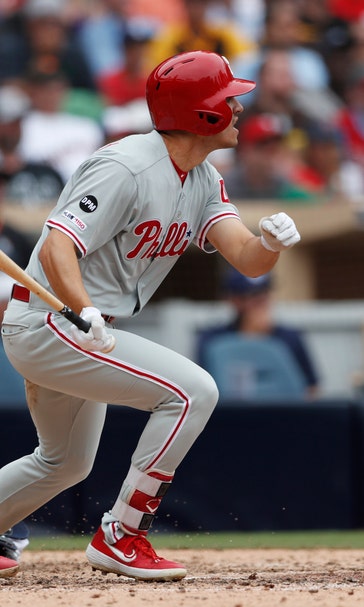 Haseley’s first hit lifts scrambling Phils over Padres 7-5